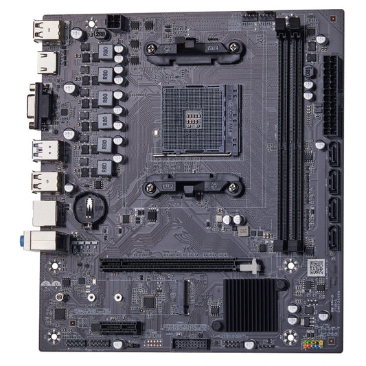 QIYIDA B450 Motherboard support DDR4 desktop RAM AM4 CPU slot NVME NGFF M.2 USB 3.0 VGA dual channel for Ryzen am4 cpu SATA3.0