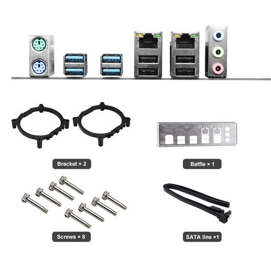 X99 Dual-socket Cpu Motherboard Lga2011-3 8xddr3 Ecc Ram Slot Pciex16 Sata3.0 Server Pc Motherboard