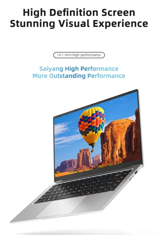 14.1 Ultra Slim Laptop: 12GB RAM, 2TB SSD, Windows11 - GadgetsPerformance
